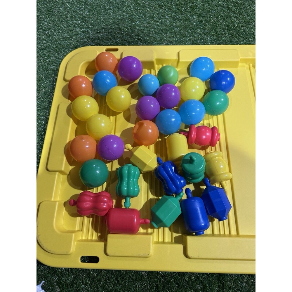 Vintage Fisher Price SNAP-LOCK POP Beads Baby Toddler Lot Of 12 Classic Toy
